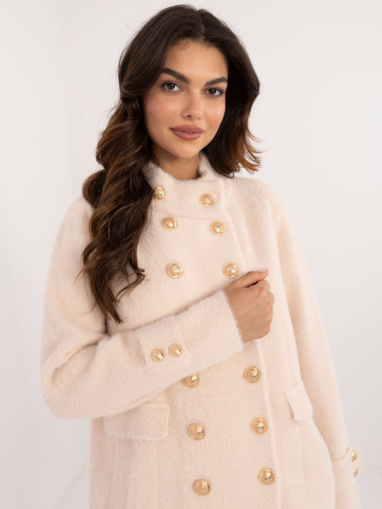 Palton elegant bej