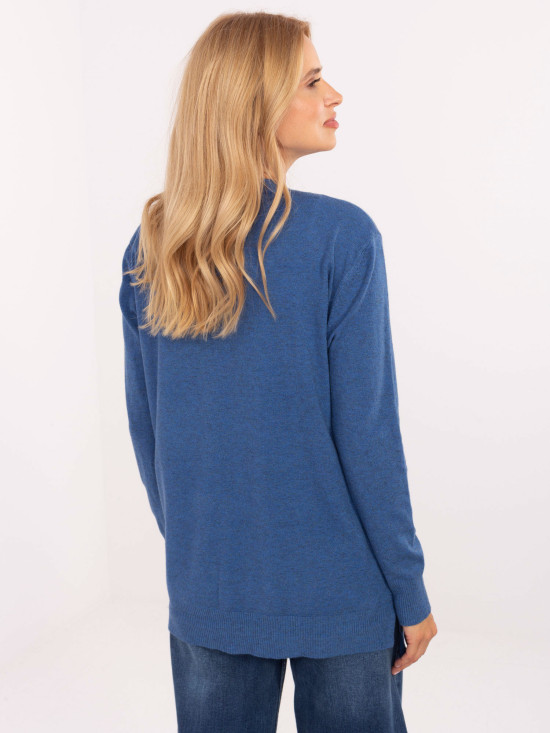 Cardigan albastru elegant