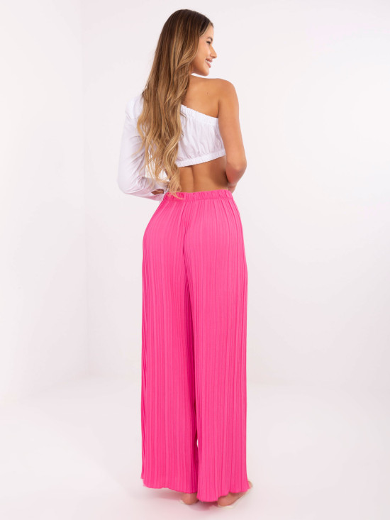 Pantaloni roz fluorescent