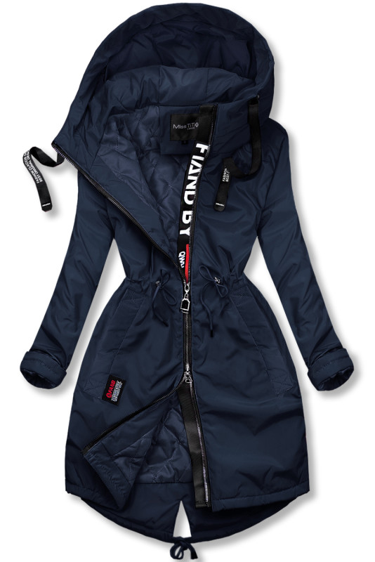 Palton/parka prelungit/ă bleumarin
