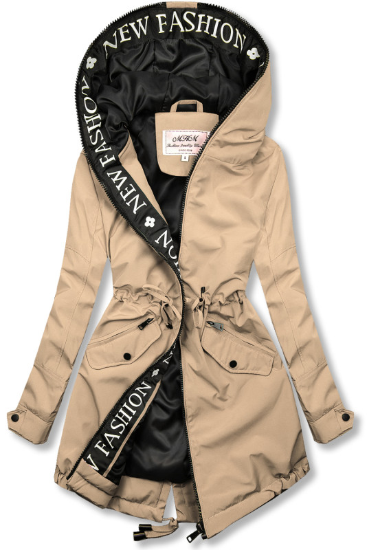 Parka de tranziție ușoară FASHION bej