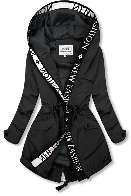 Parka neagră FASHION