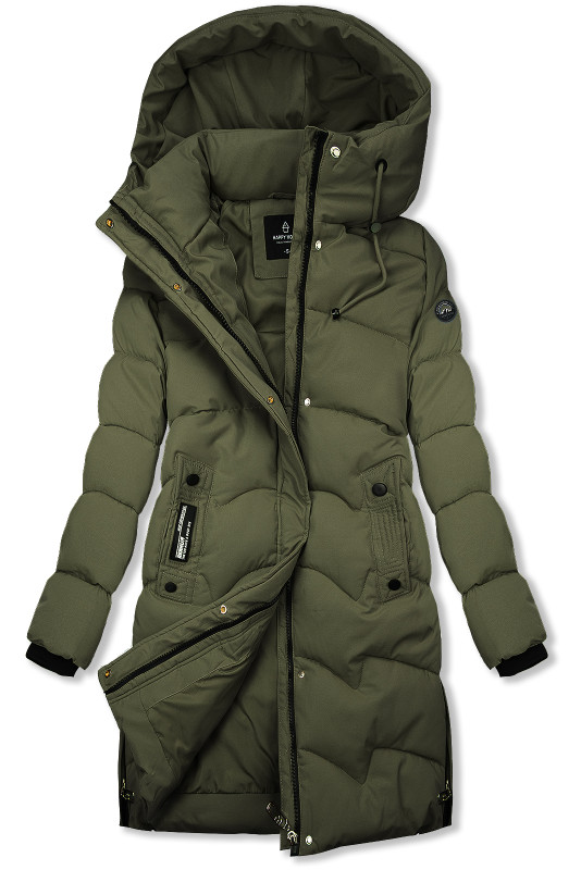 Geacă de iarnă cu glugă SNOW khaki
