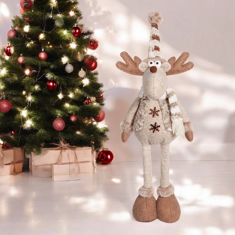 Figurină de pluș de Crăciun REN 60 cm