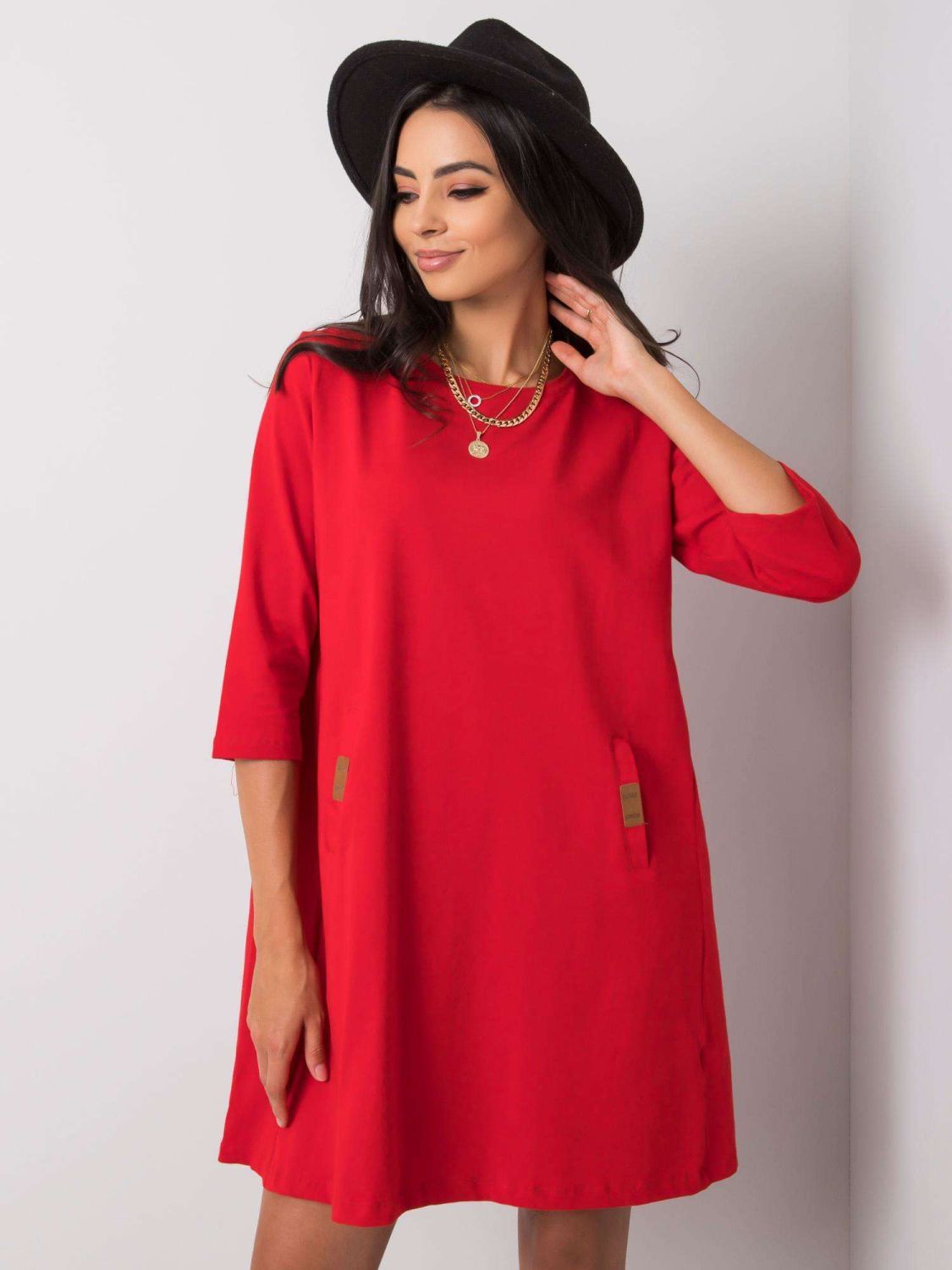 Rochie roșie lejeră