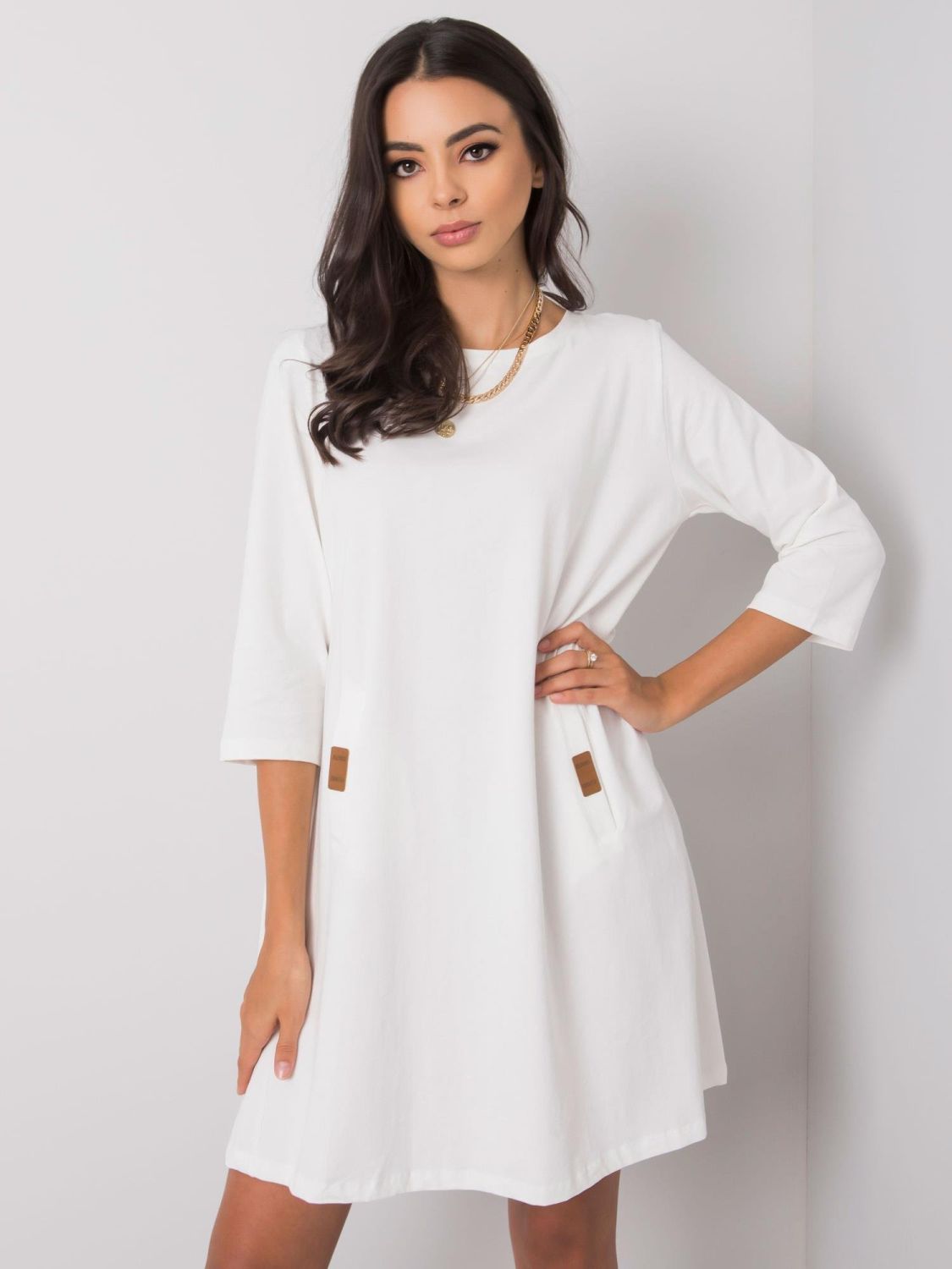 Rochie albă lejeră