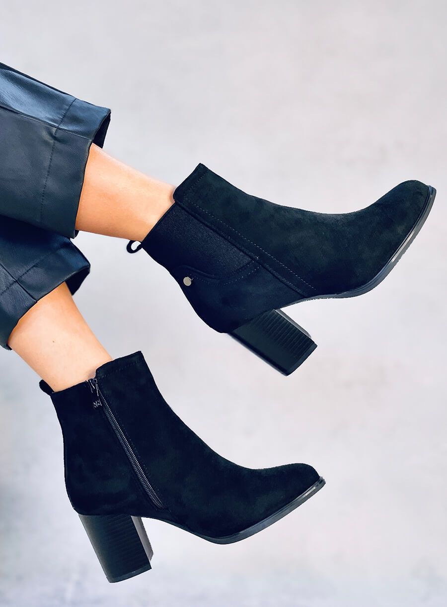 Botine clasice negre