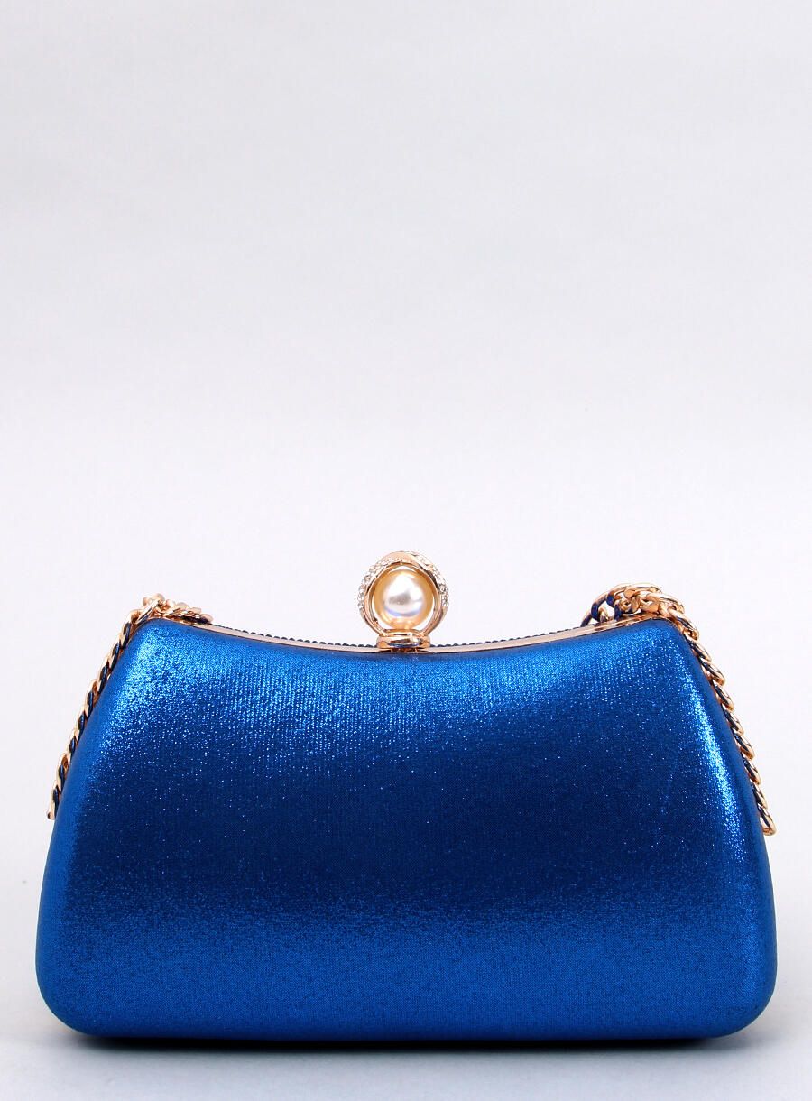 Geantă clutch albastru cobalt