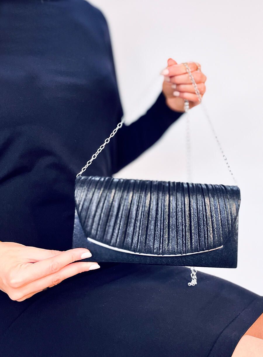 Geantă de mână elegantă clutch neagră