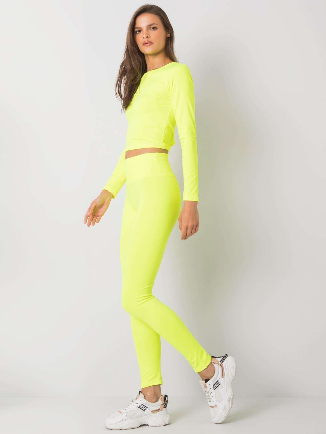 Compleu sportiv damă galben fluo
