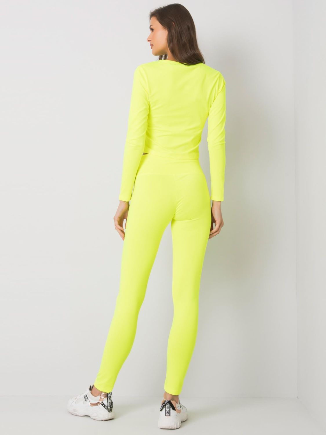 Compleu sportiv damă galben fluo