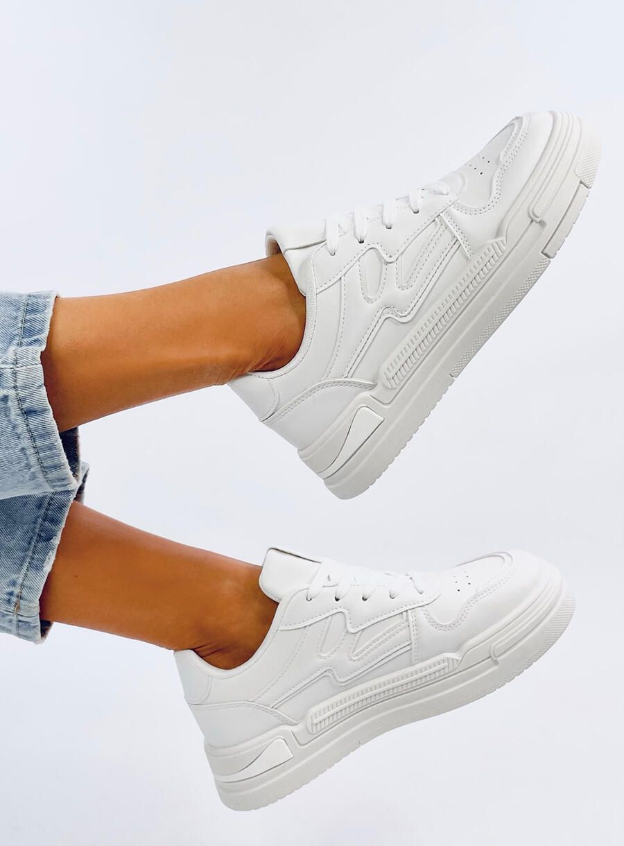 Teniși albi de damă ALL WHITE