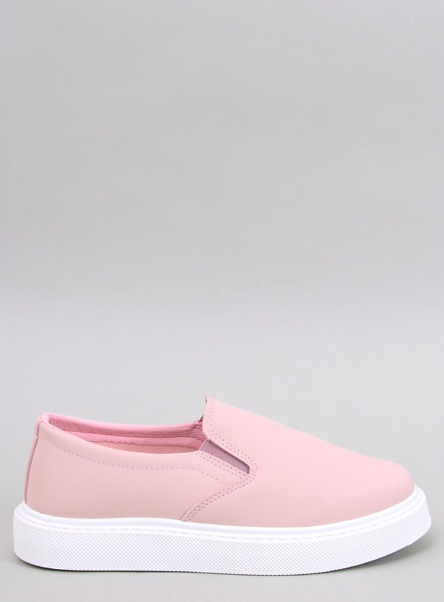 Teniși de damă slip-on roz deschis