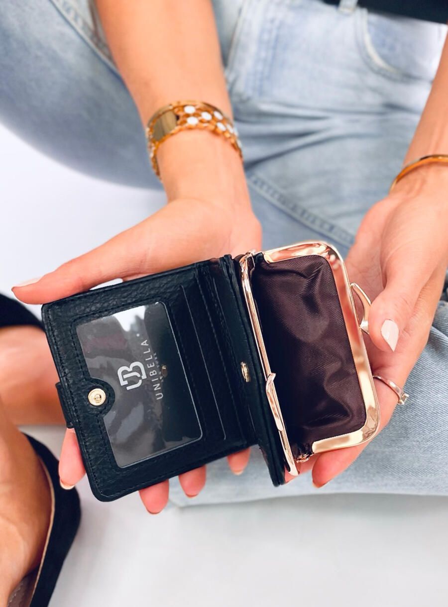 Portofel mic de damă negru