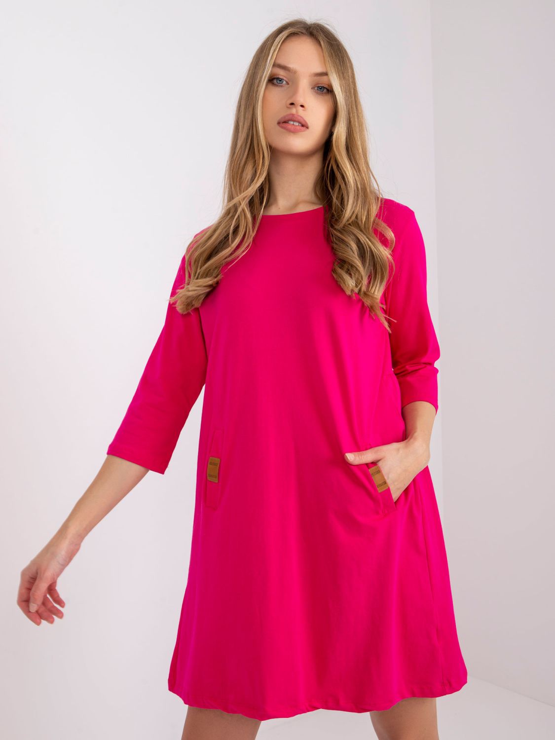 Rochie roz oversize