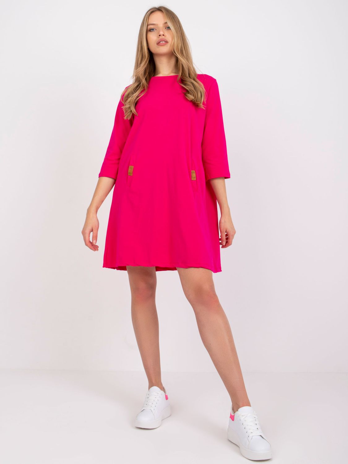 Rochie roz oversize