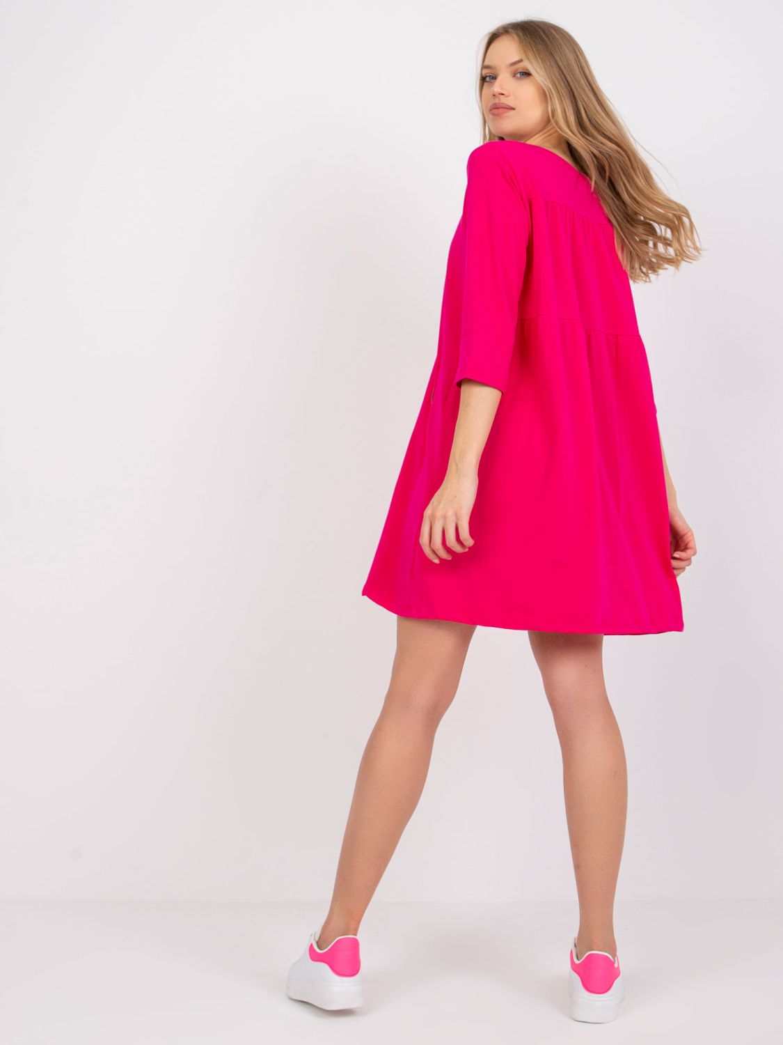 Rochie roz oversize