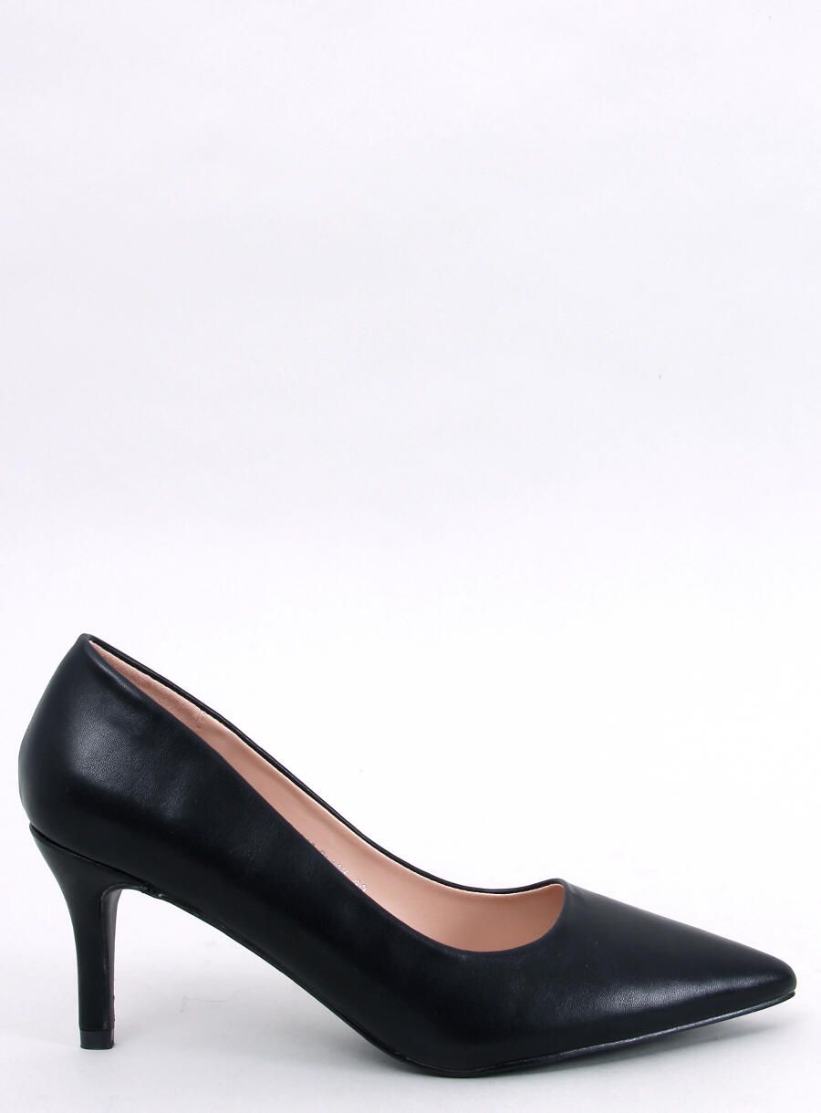 Pantofi stiletto clasice negri