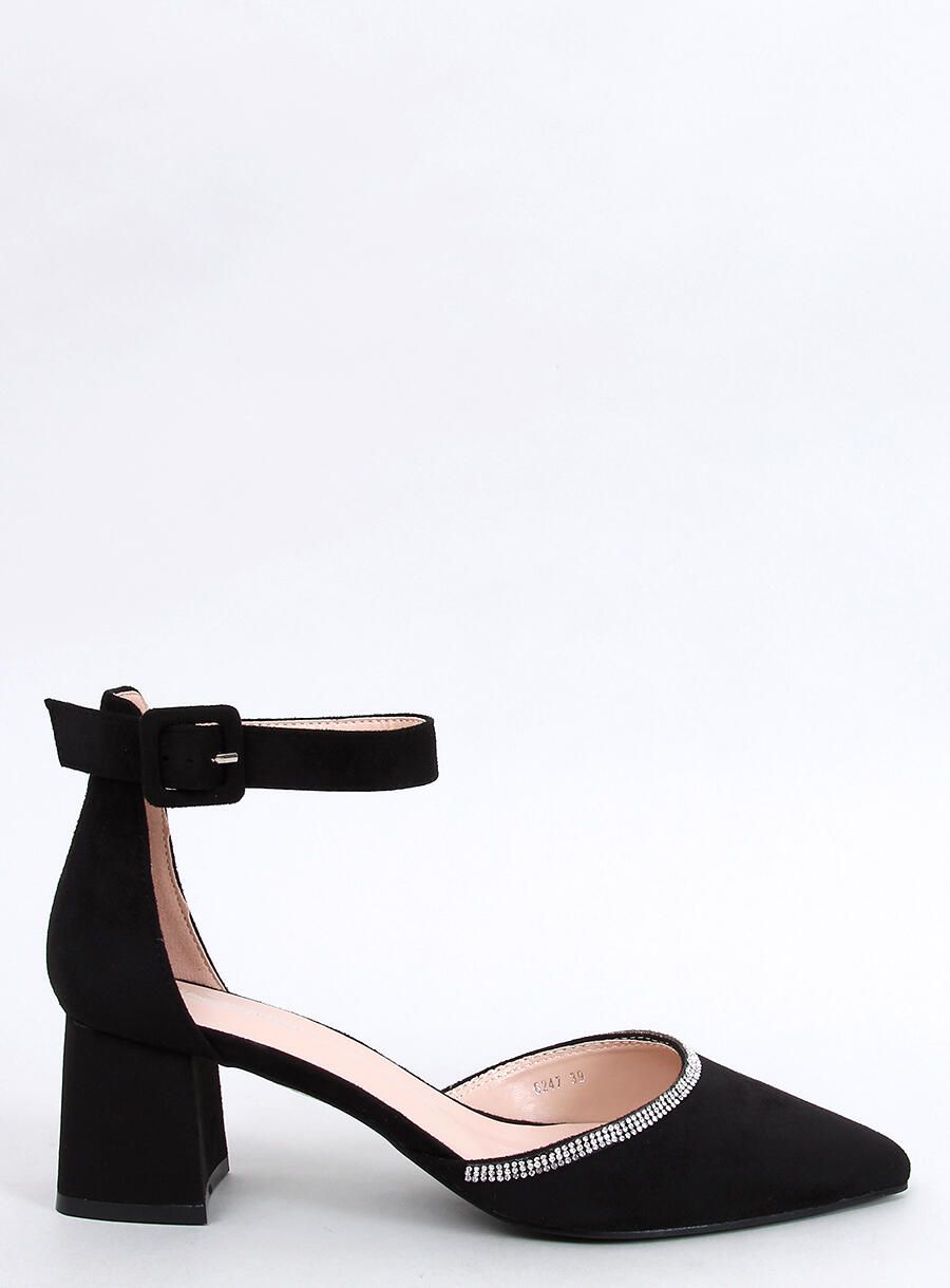 Pantofi cu închidere la gleznă negri