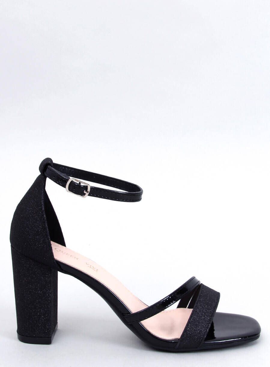Sandale metalice elegante negre