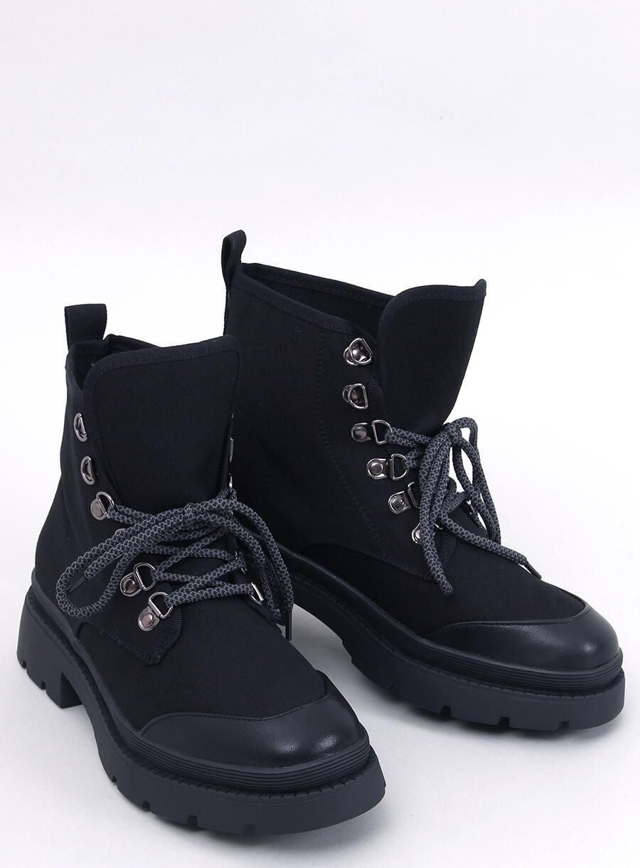 Pantofi de trekking din material negri