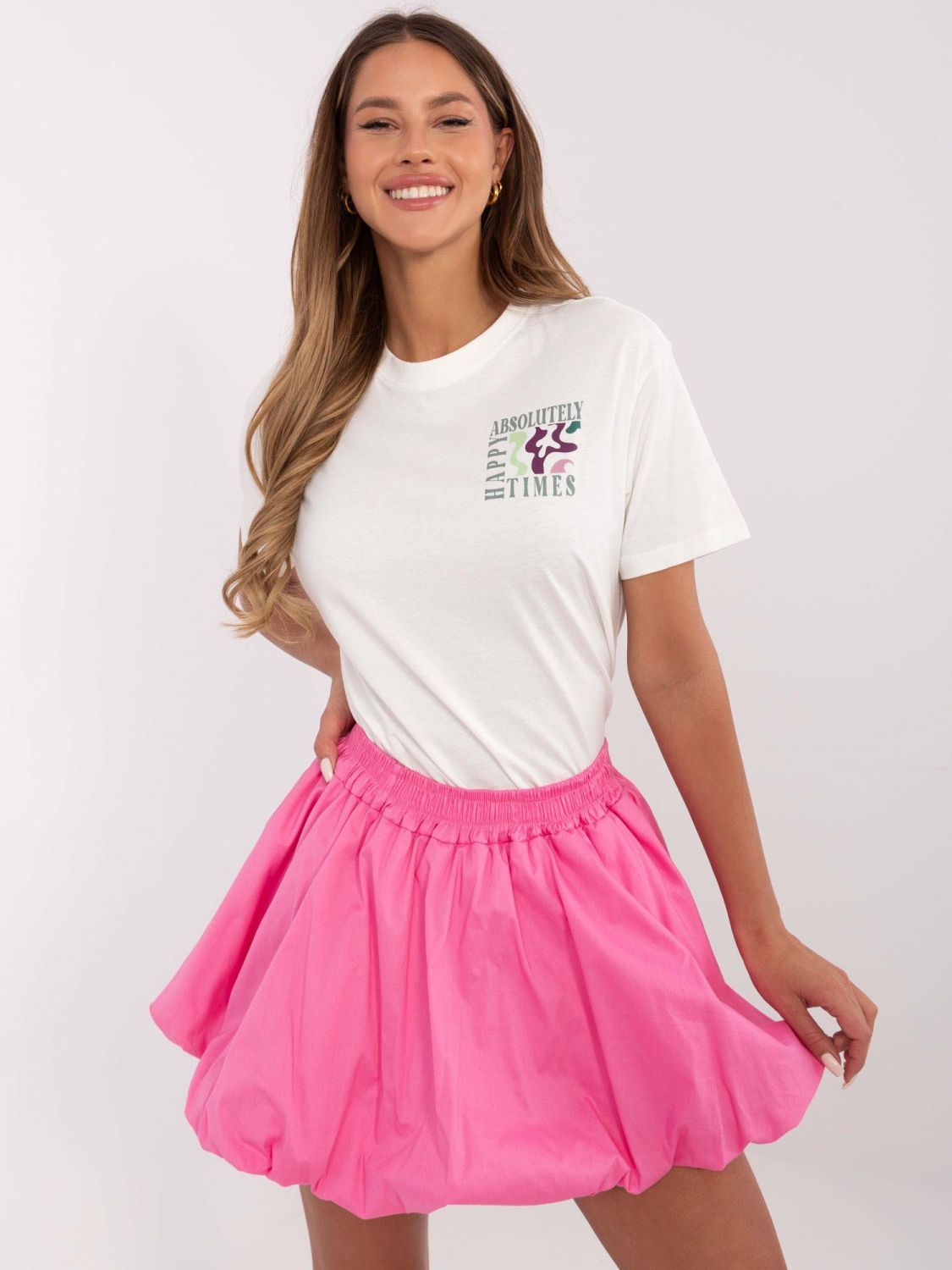Tricou alb cu inscripție