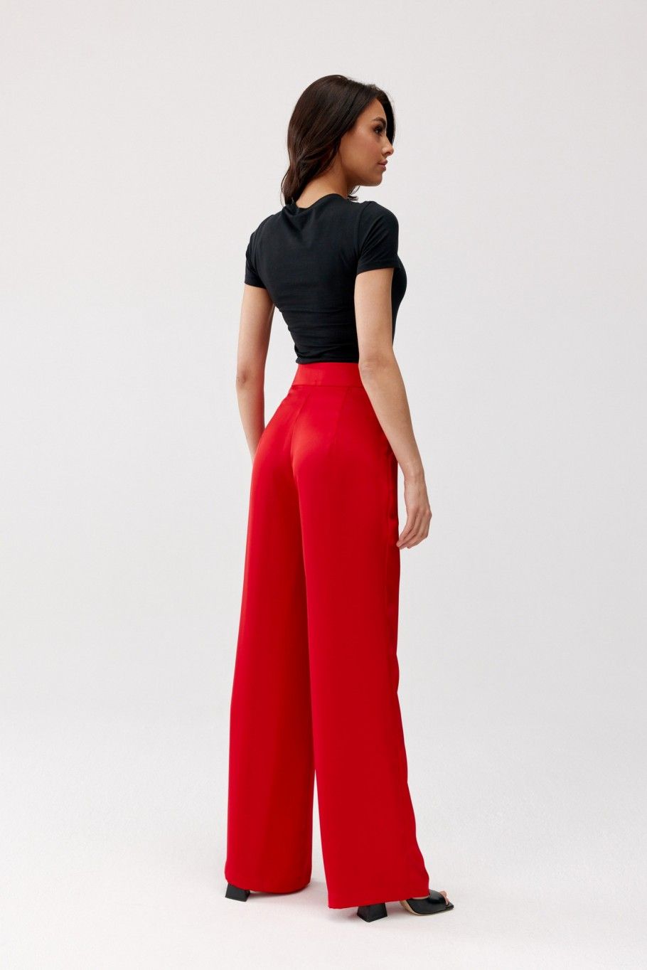 Pantaloni eleganți roșii Elsa