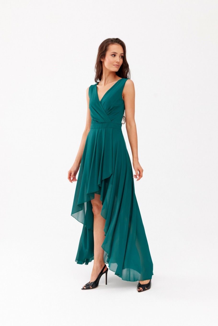 Rochie maxi Nelly verde