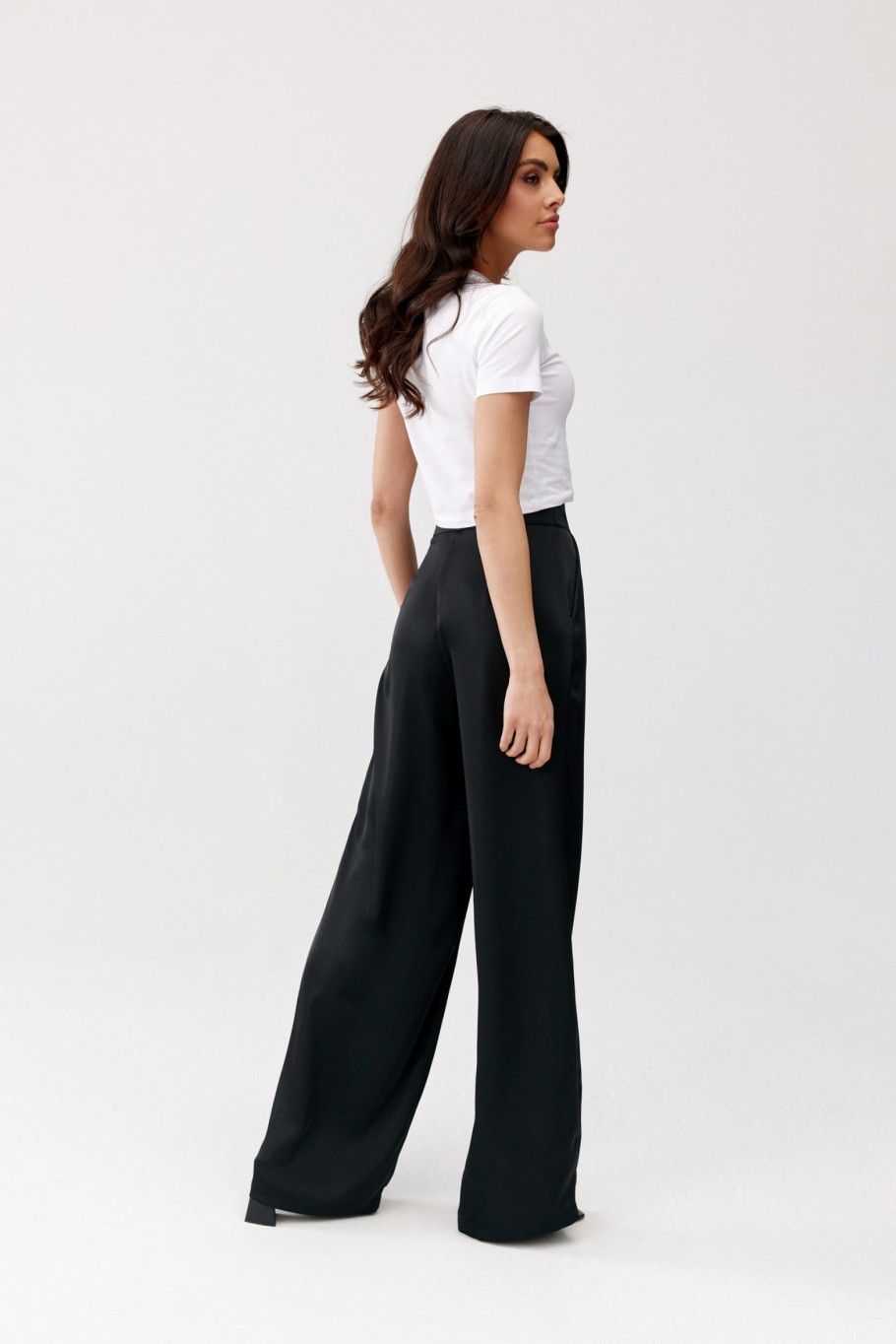 Pantaloni eleganți negri Elsa