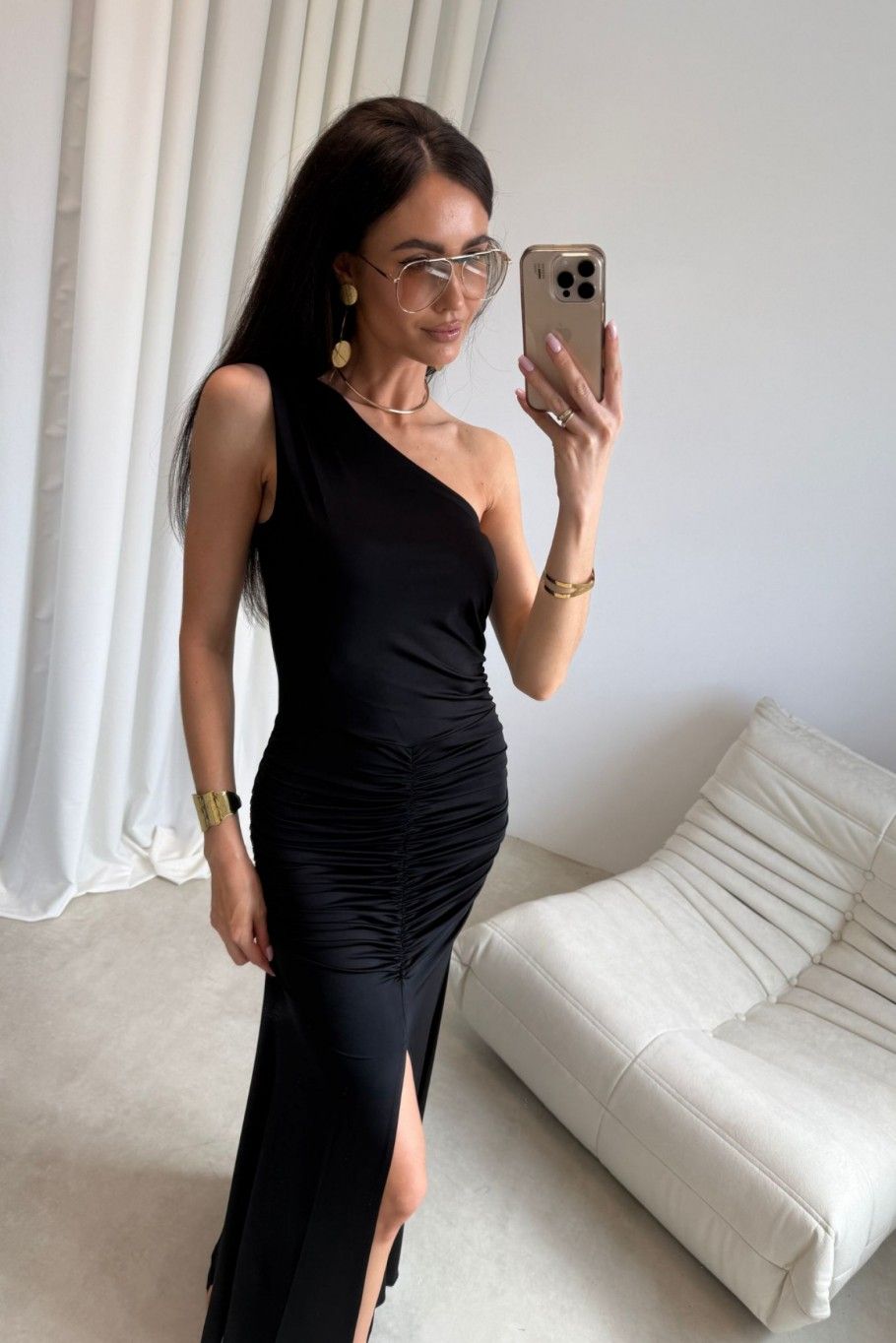 Rochie maxi neagră