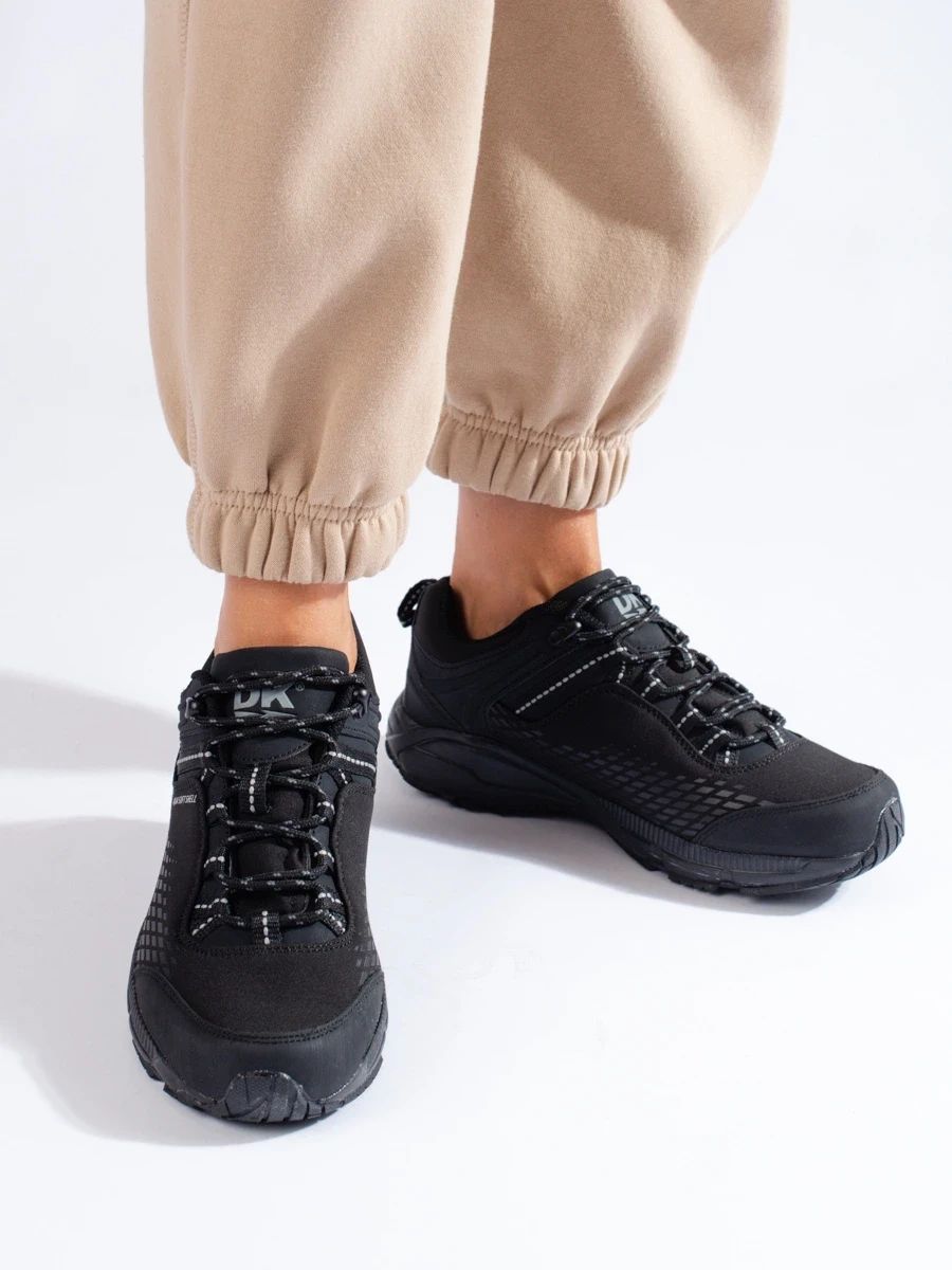 Pantofi trekking cu talpă groasă DK negri