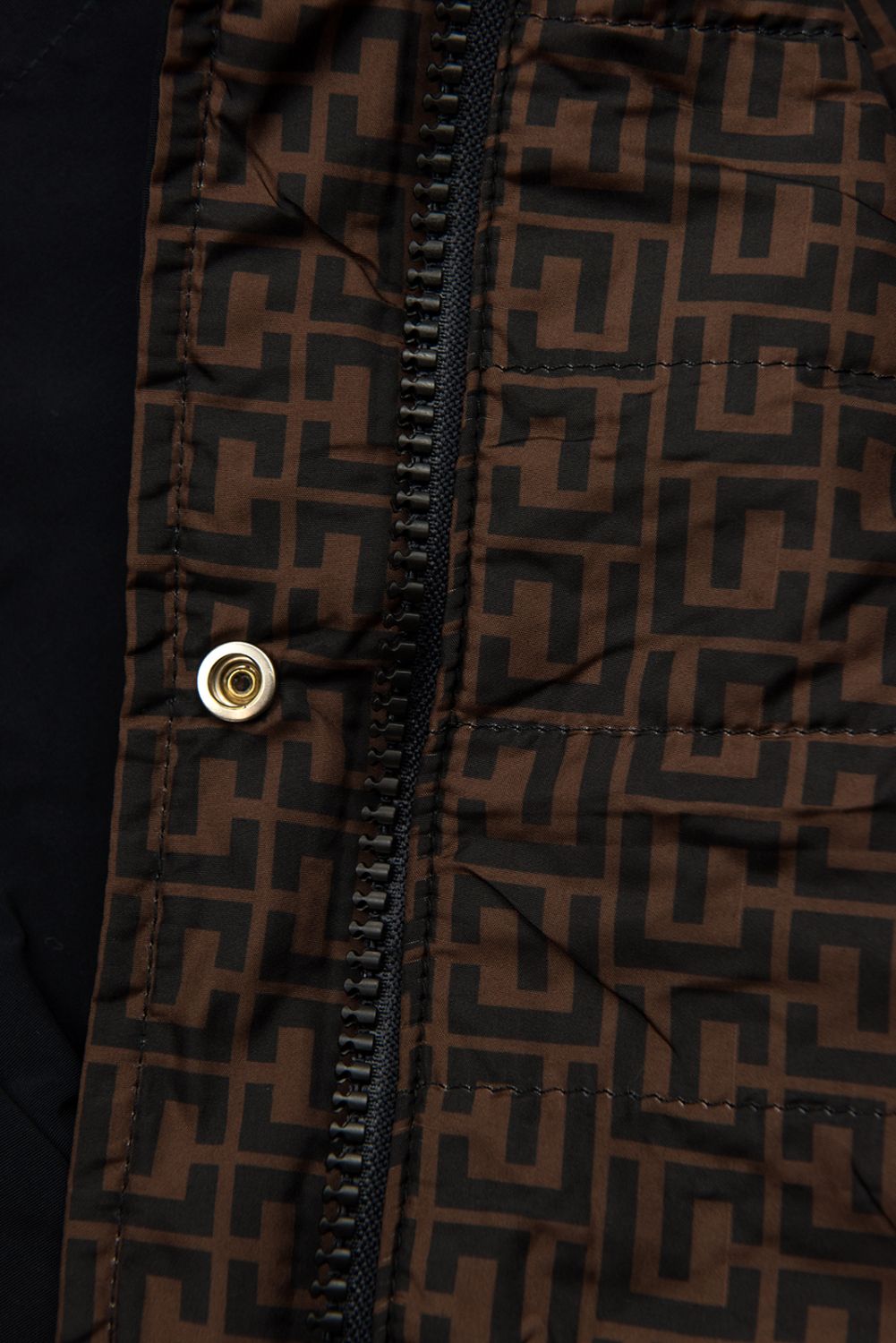 Parka ușoară reversibilă albastru închis