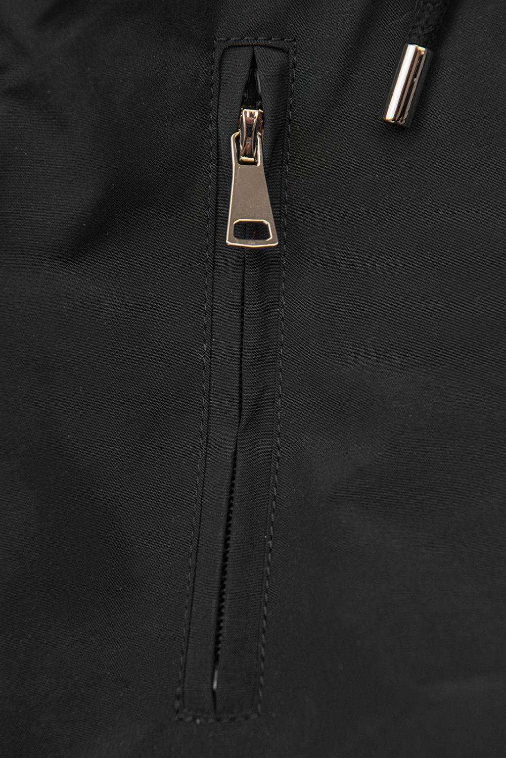 Parka ușoară de tranziție reversibilă negru/roșu