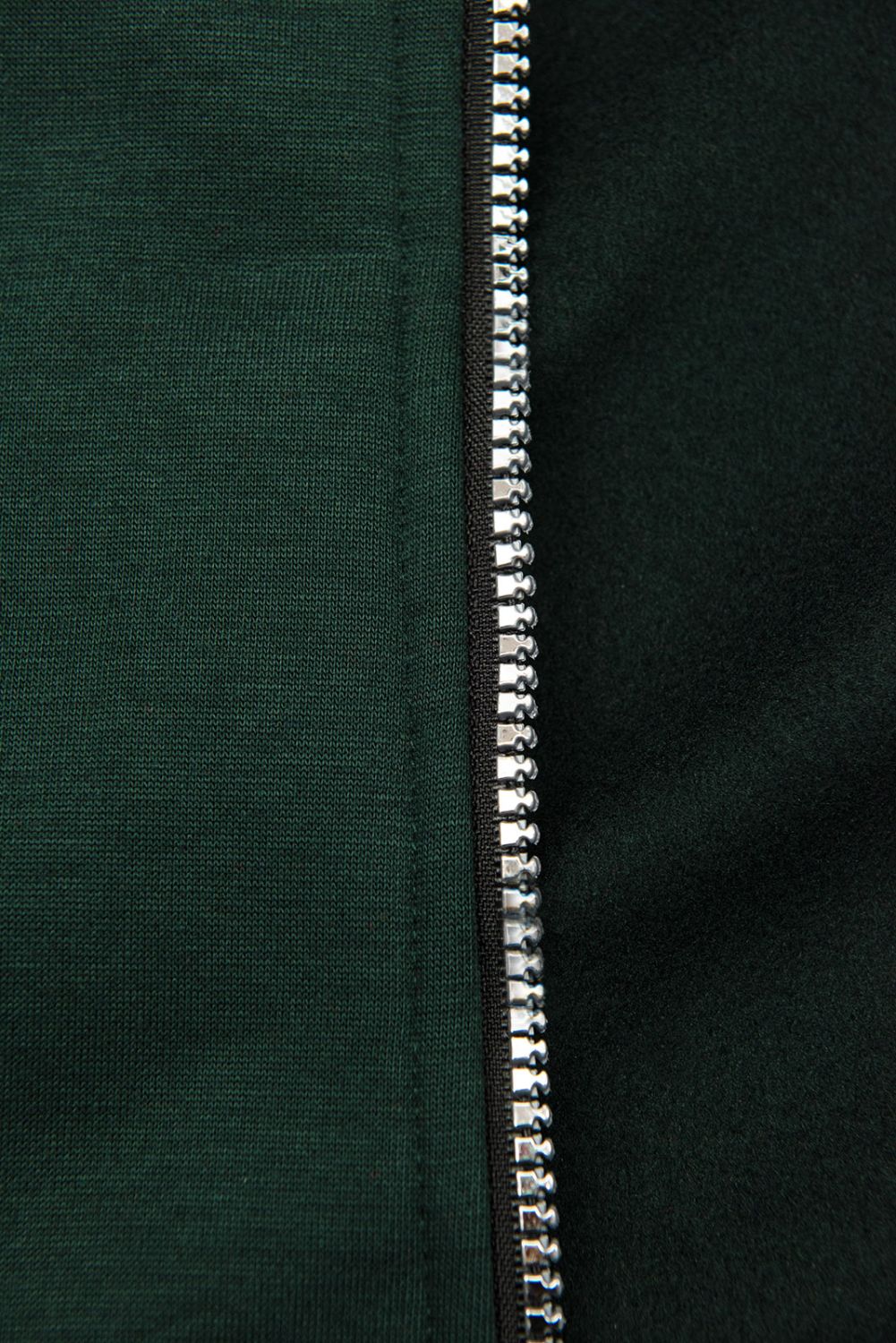Hanorac prelungit sport verde smarald
