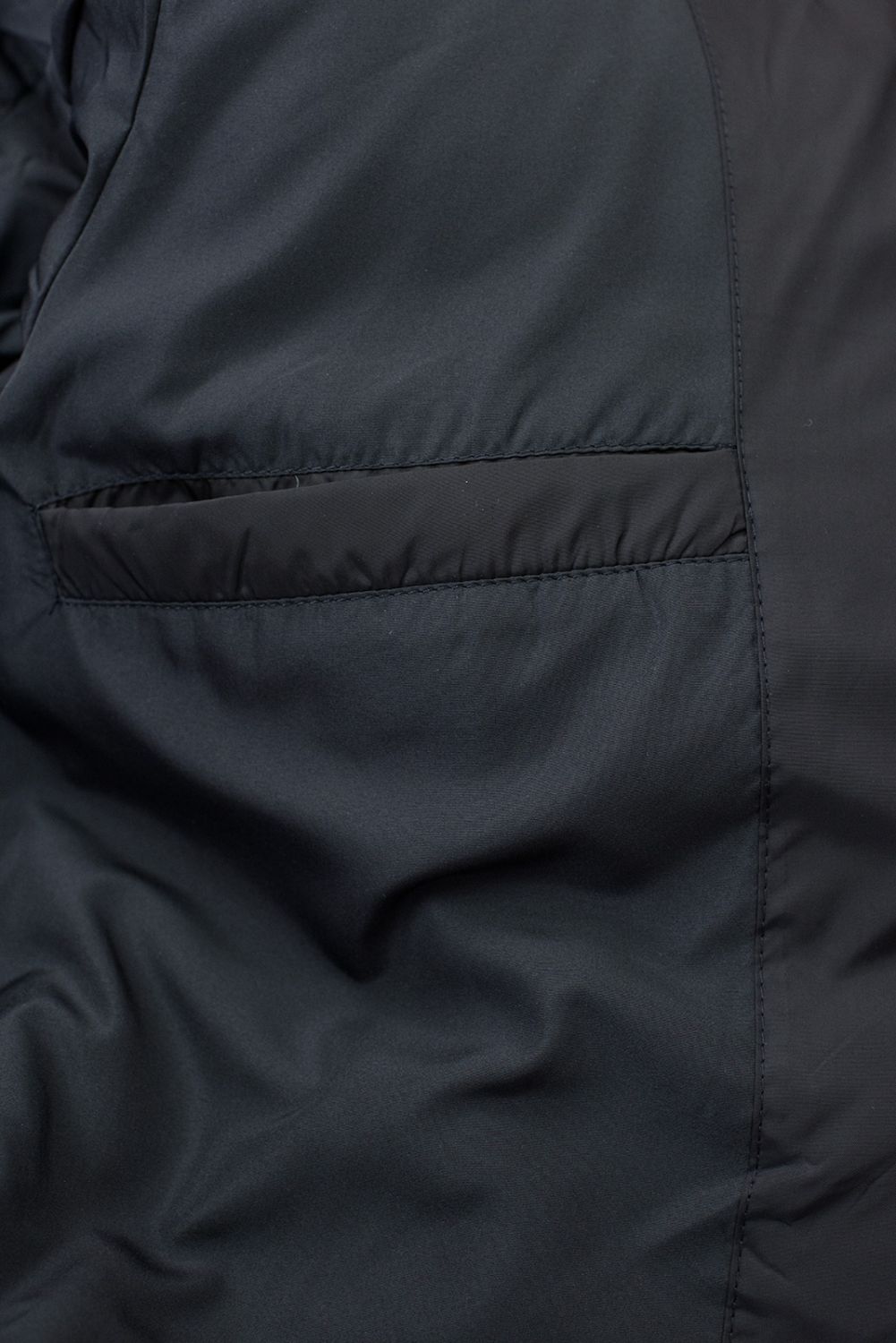 Jachetă lungă de iarnă bluemarin cu blană