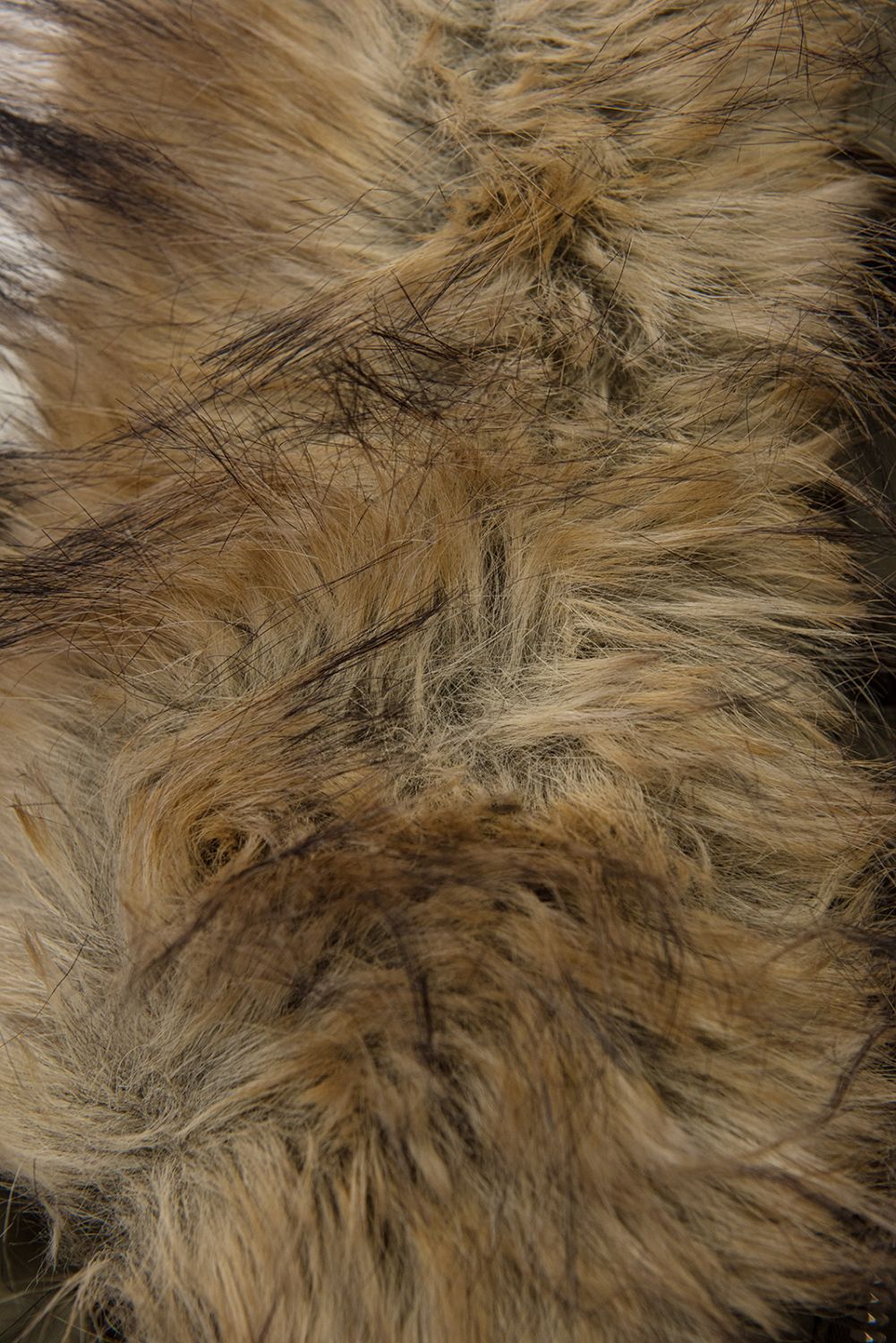 Geacă de iarnă matlasată cu spate prelungit, kaki