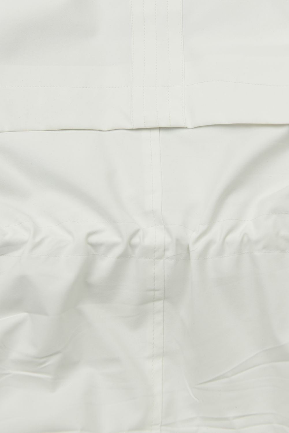 Parka lungă de iarnă pentru femei, cu șnur în talie albă