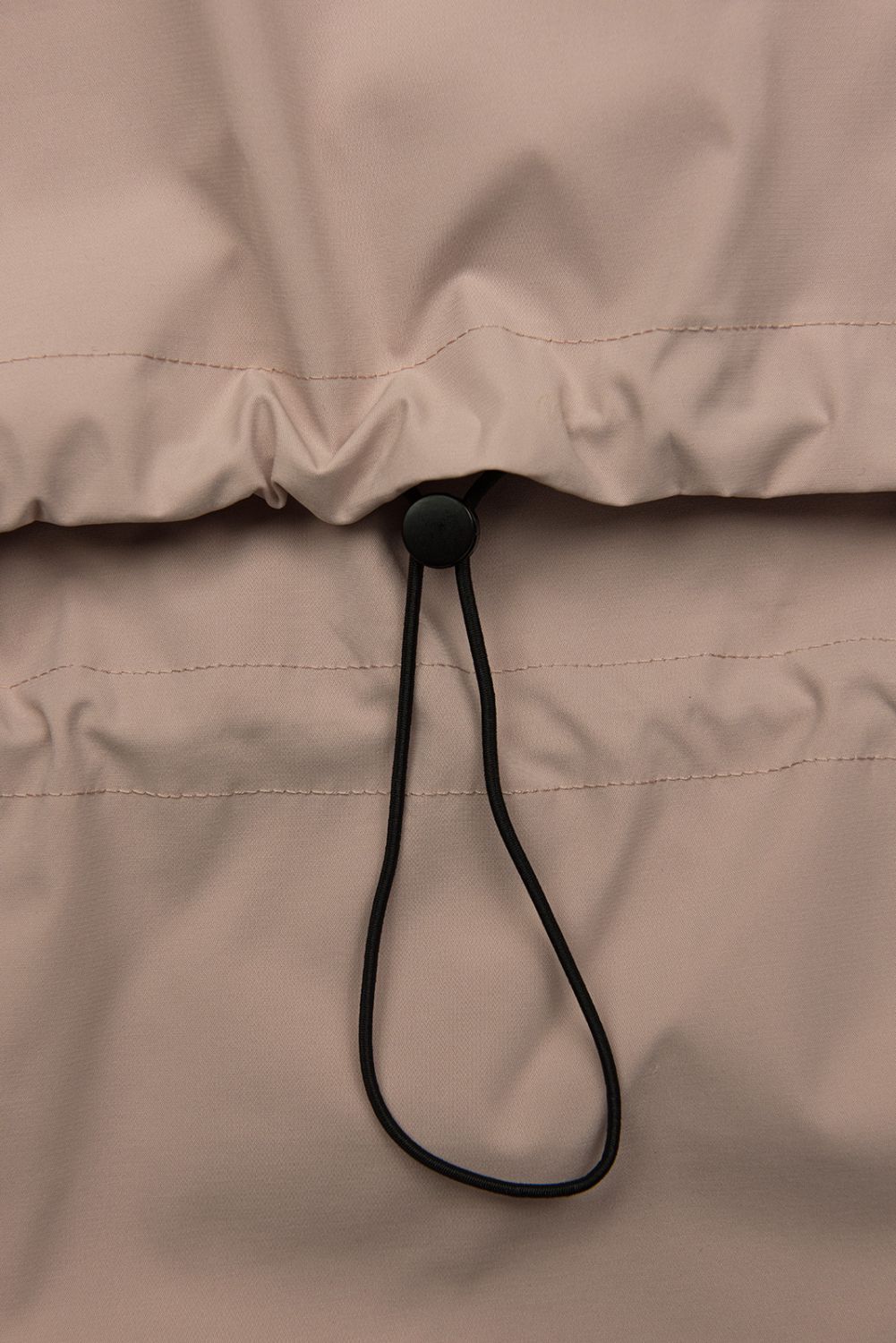 Geacă de tranziție pentru damă cu glugă - Roz prăfuit