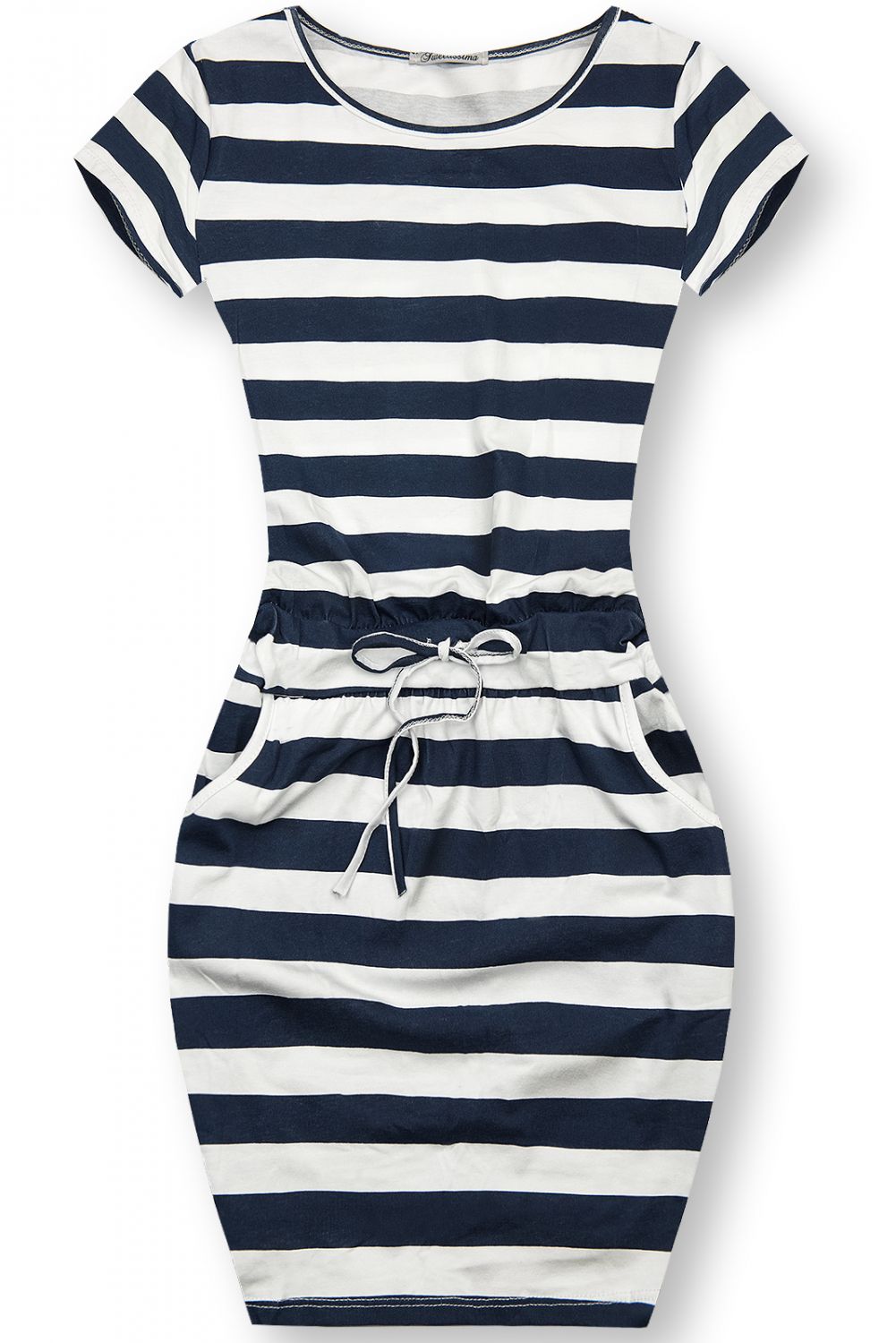 Rochie din bumbac cu dungi X.