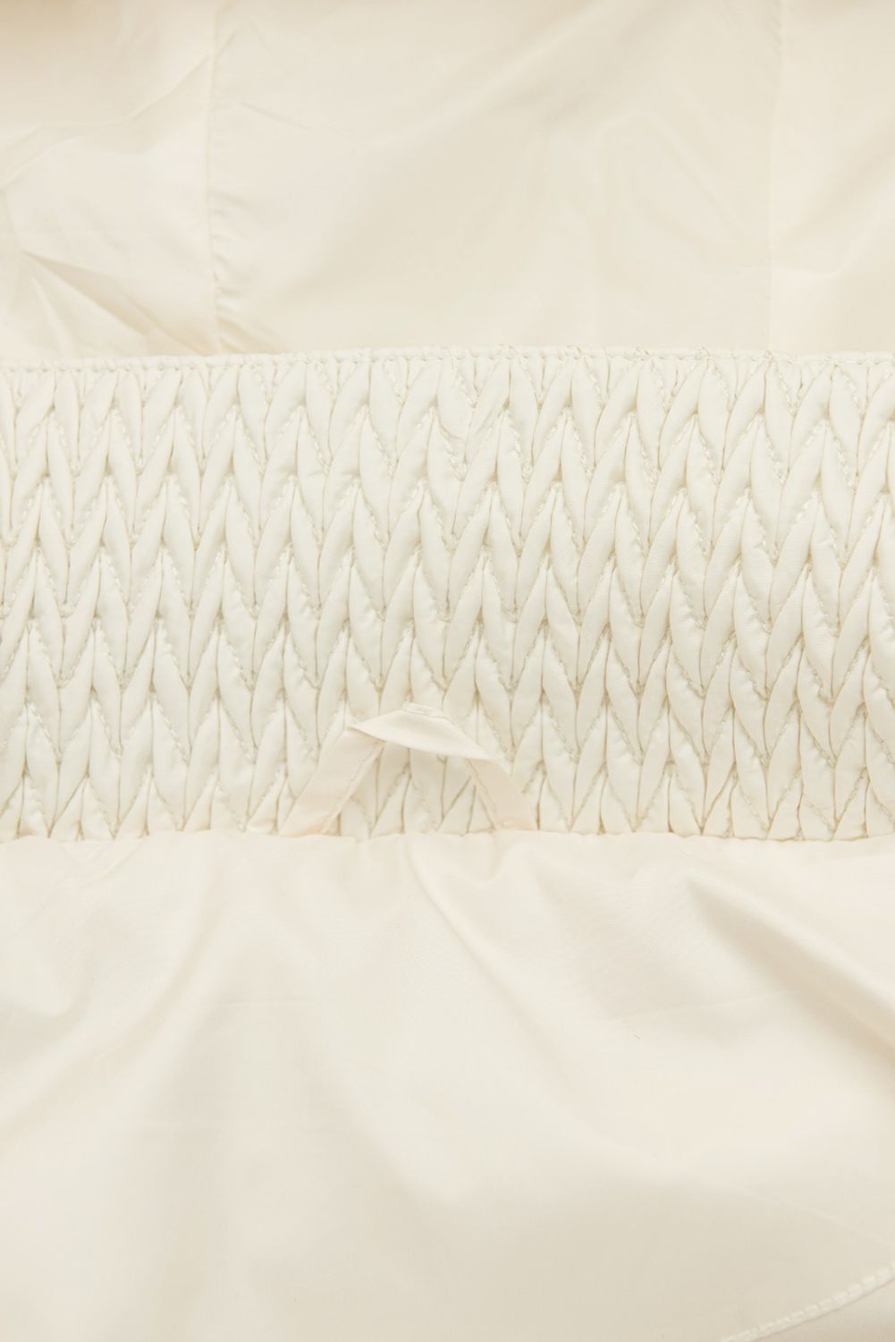 Geacă matlasată de primăvară pentru damă ecru