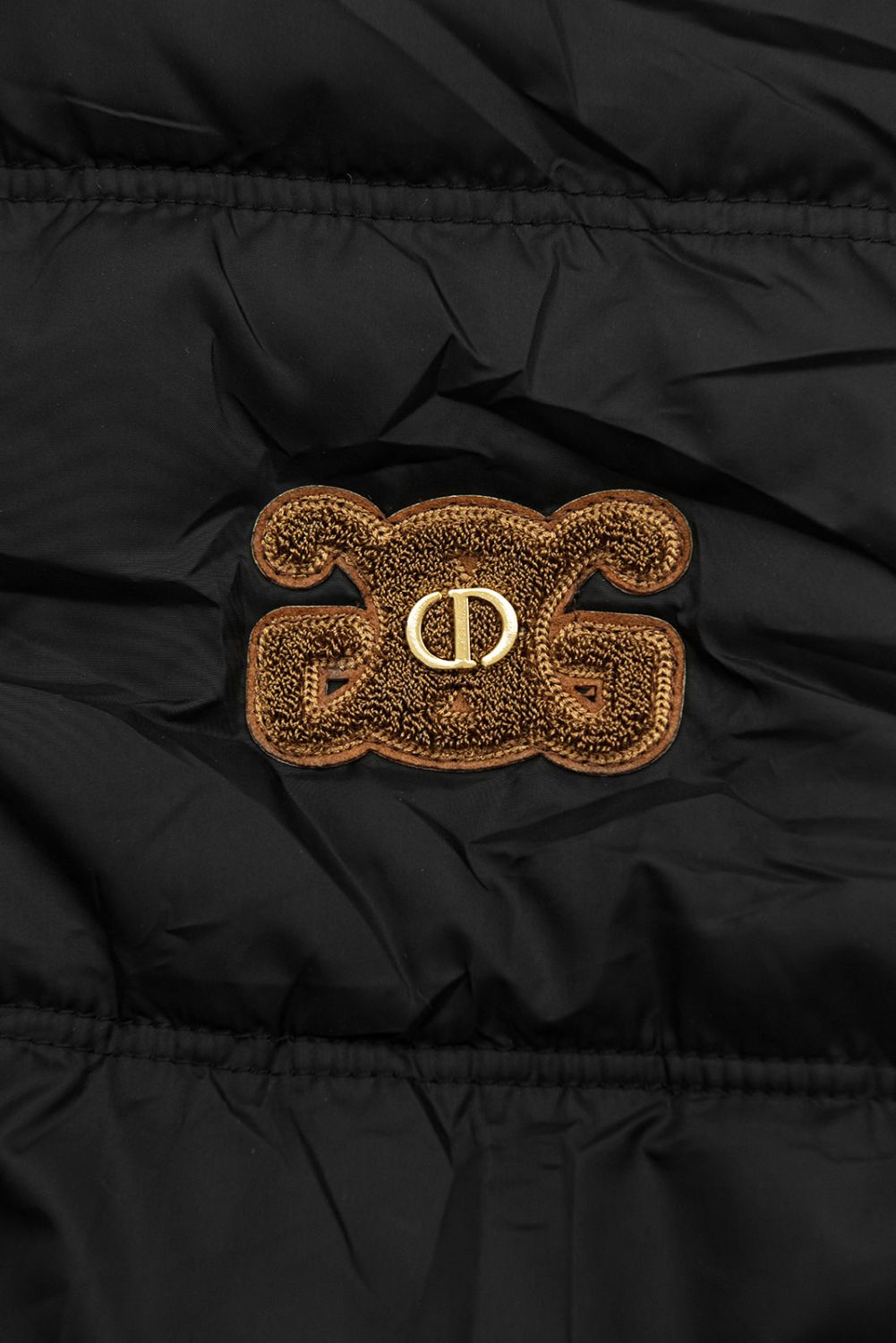 Vestă matlasată pentru damă cu glugă detașabilă neagră