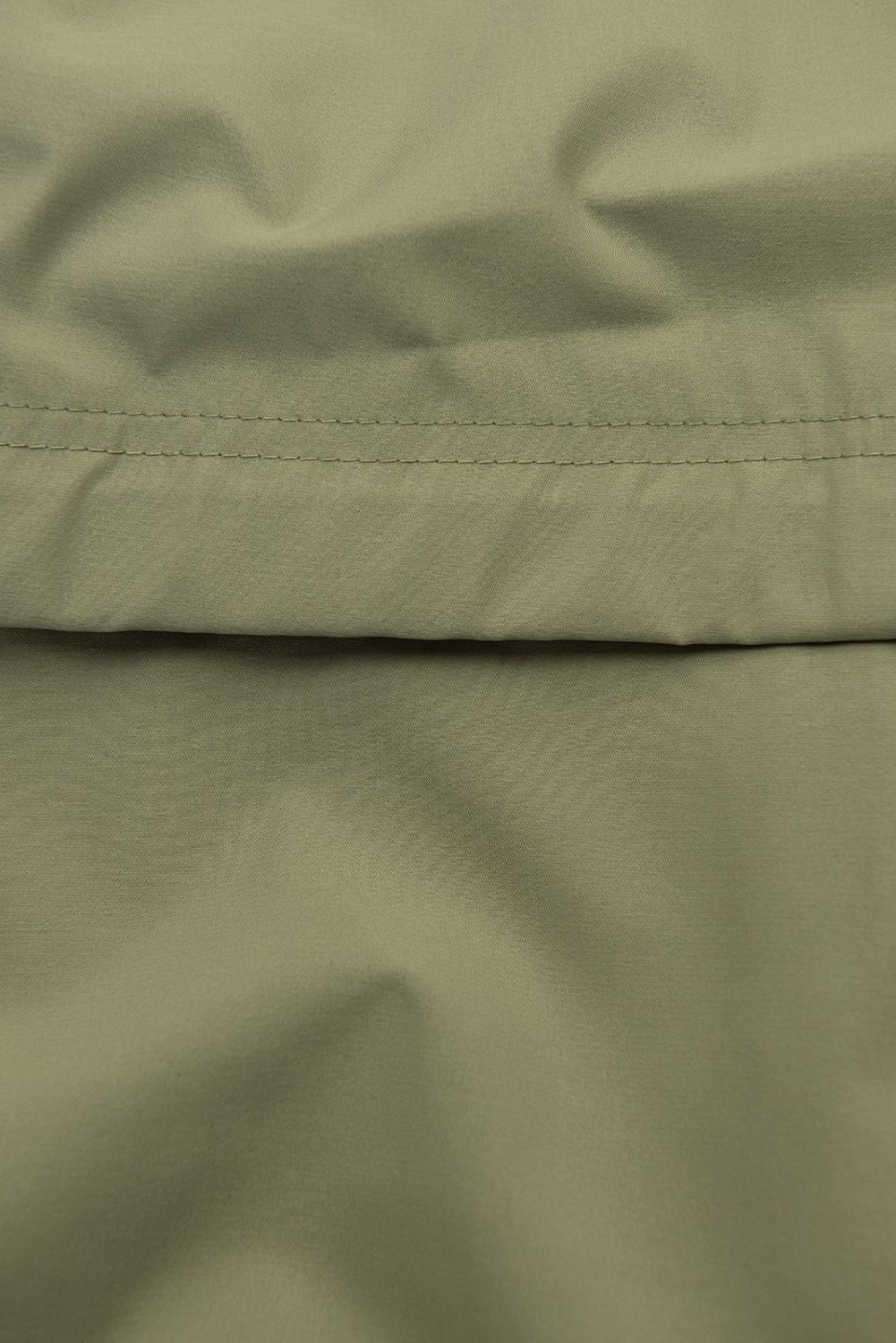 Parka de primăvară cu glugă mare khaki