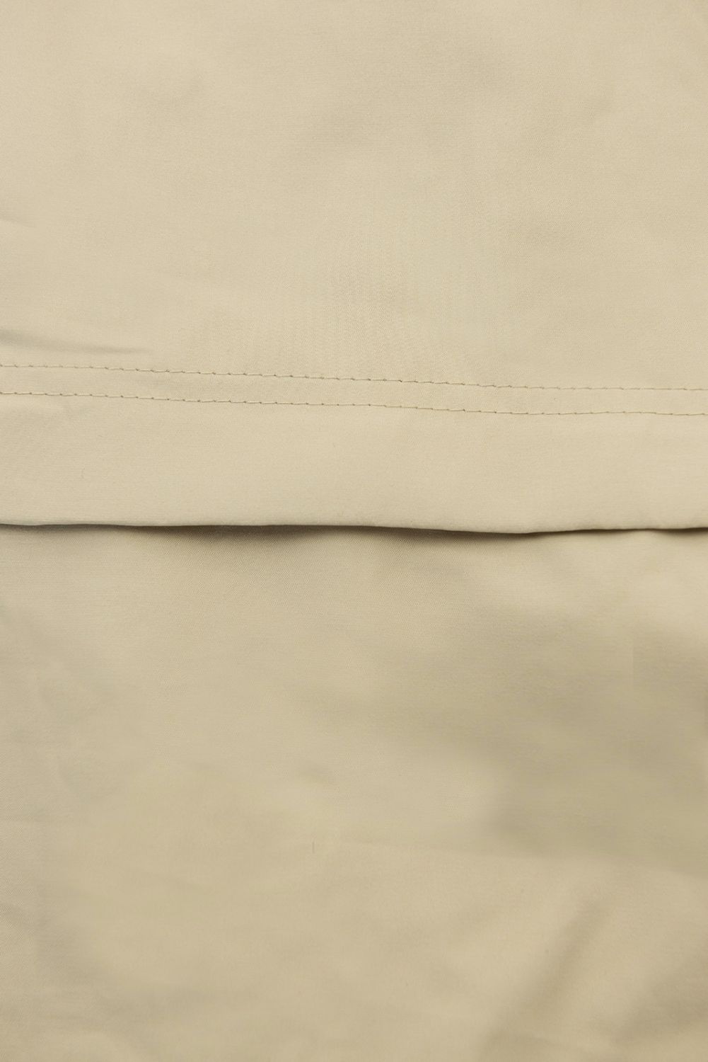 Parka de primăvară cu glugă mare bej