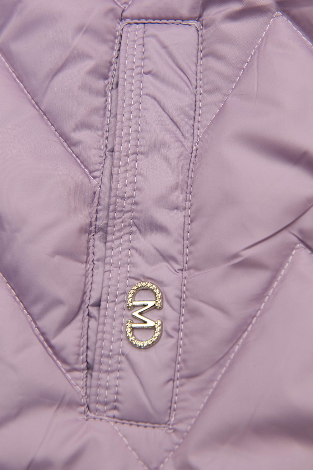 Vestă alungită violet deschis