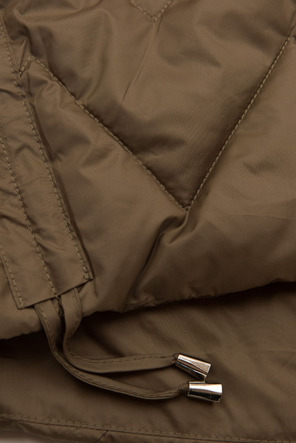 Vestă lungă maro ciocolatiu