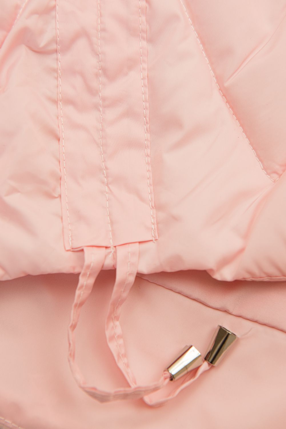 Vestă alungită roz deschis