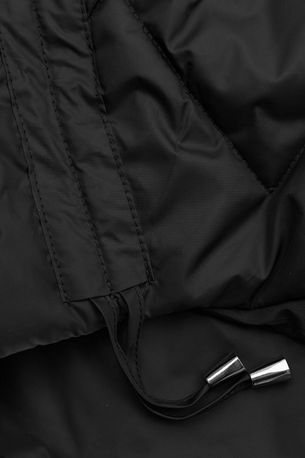 Vestă lungă neagră