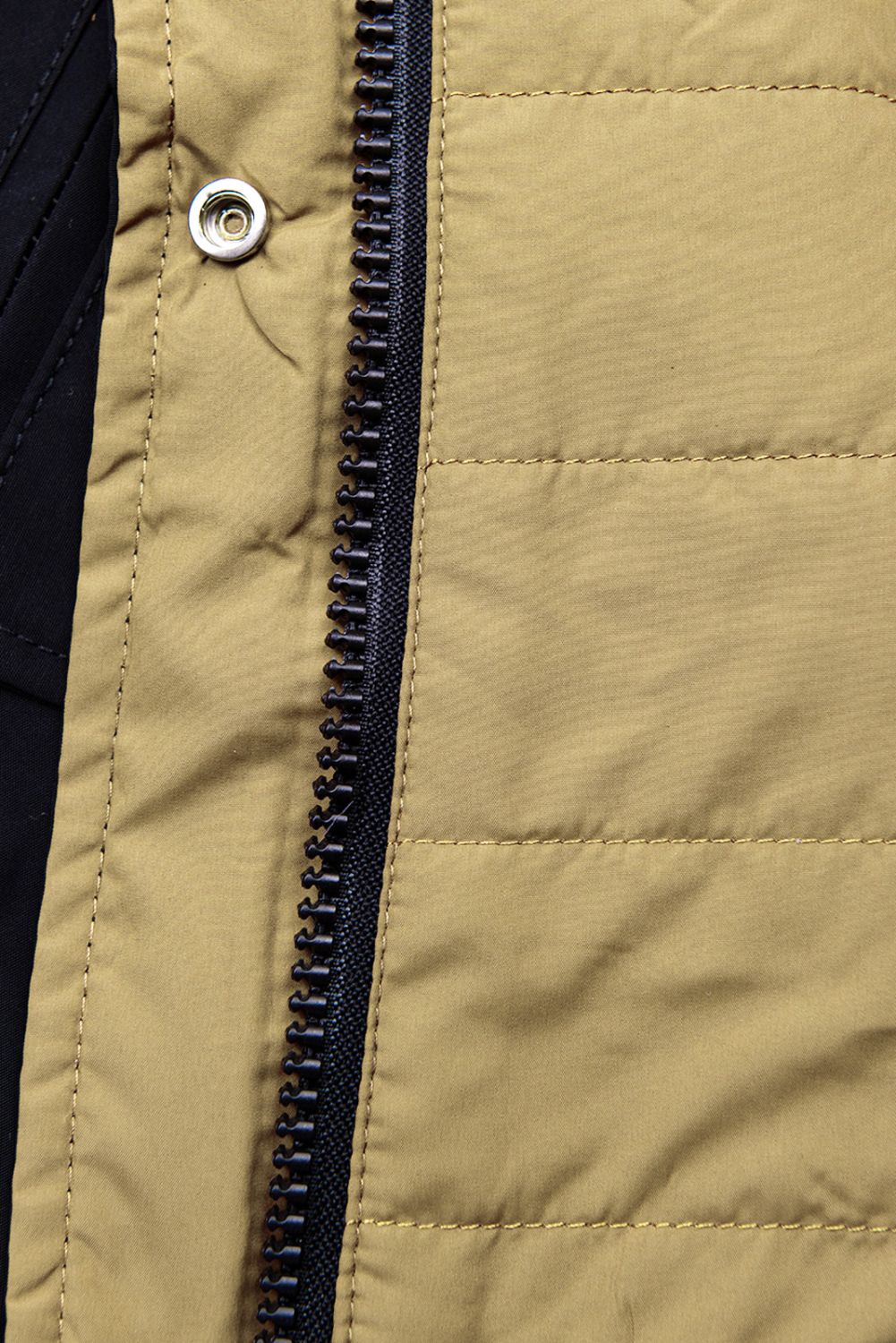 Parka reversibilă de tranziție cu glugă gri deschis/nisip