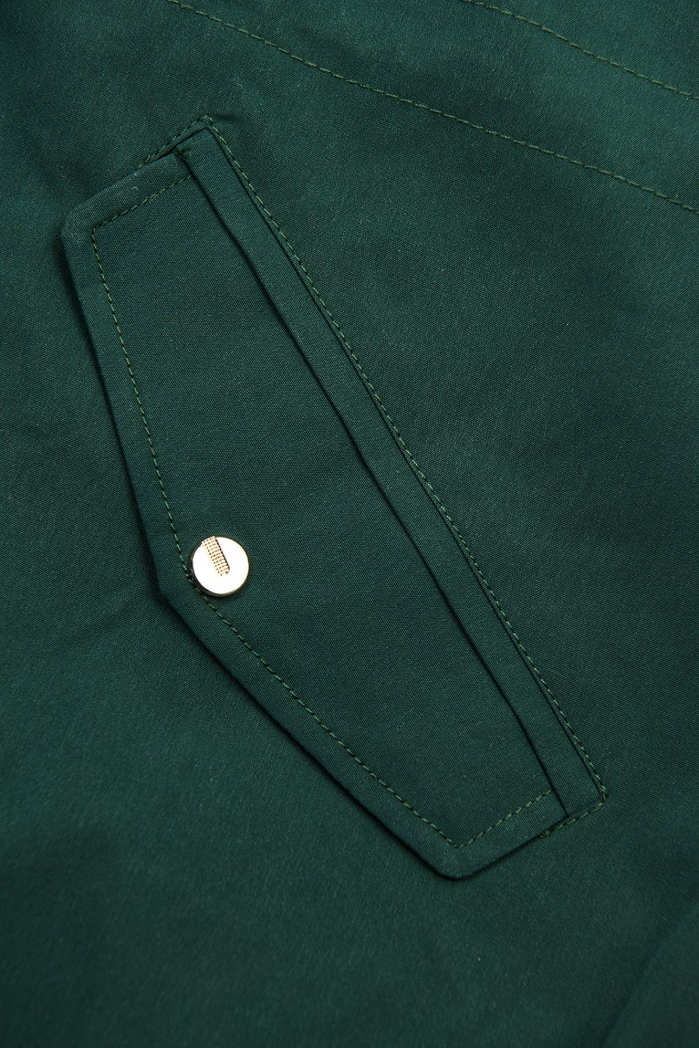 Parka verde închis cu buline