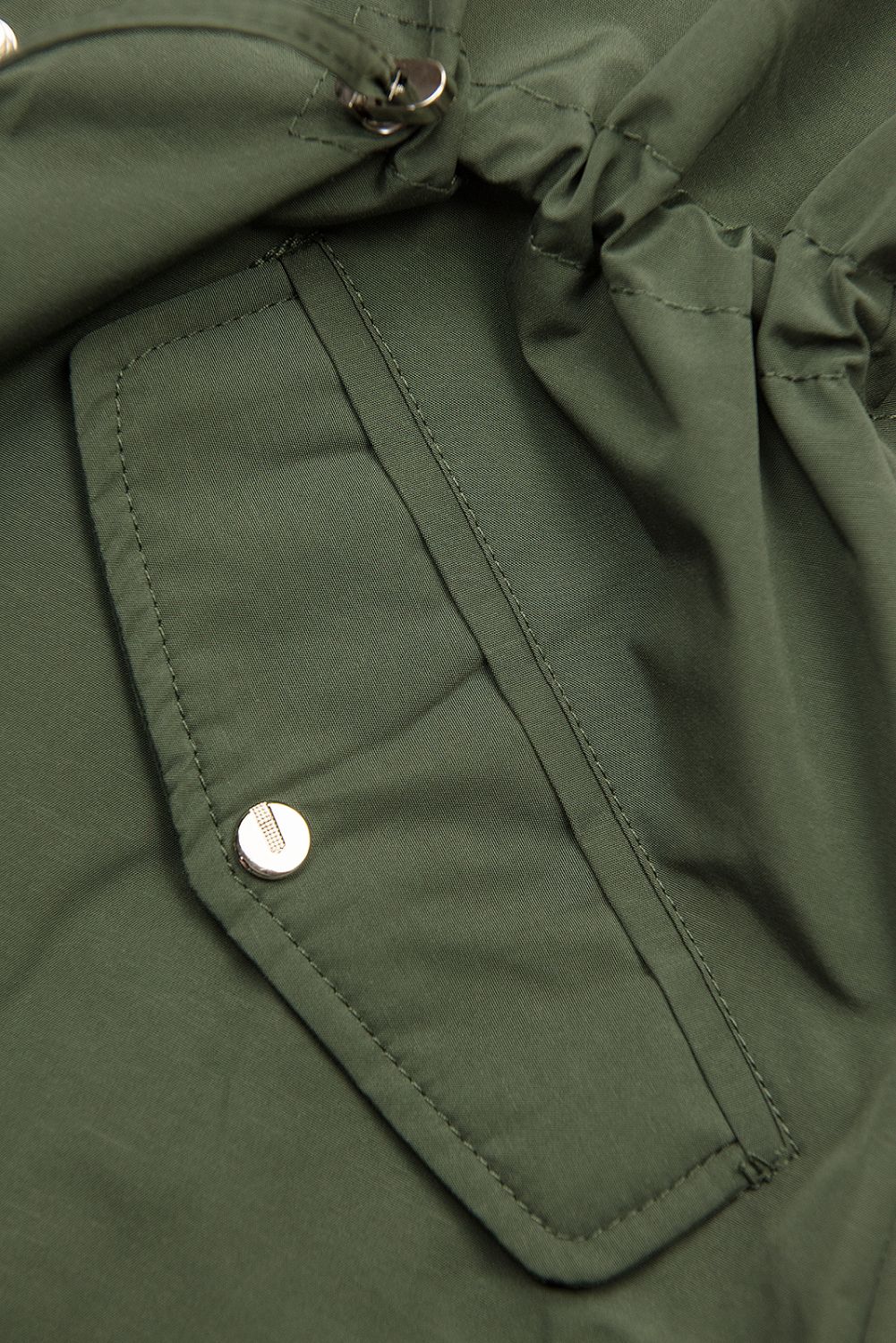 Parka reversibilă de tranziție kaki/maro